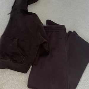 Aritiza TNA COZY mocha set